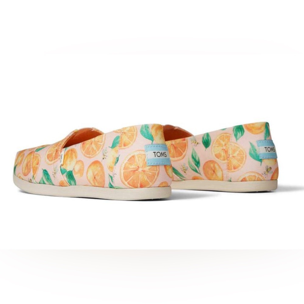 NWT Toms Alpargata Oranges Espadrille Sunkissed Oranges & Bees Size 7.5 - Picture 2 of 10